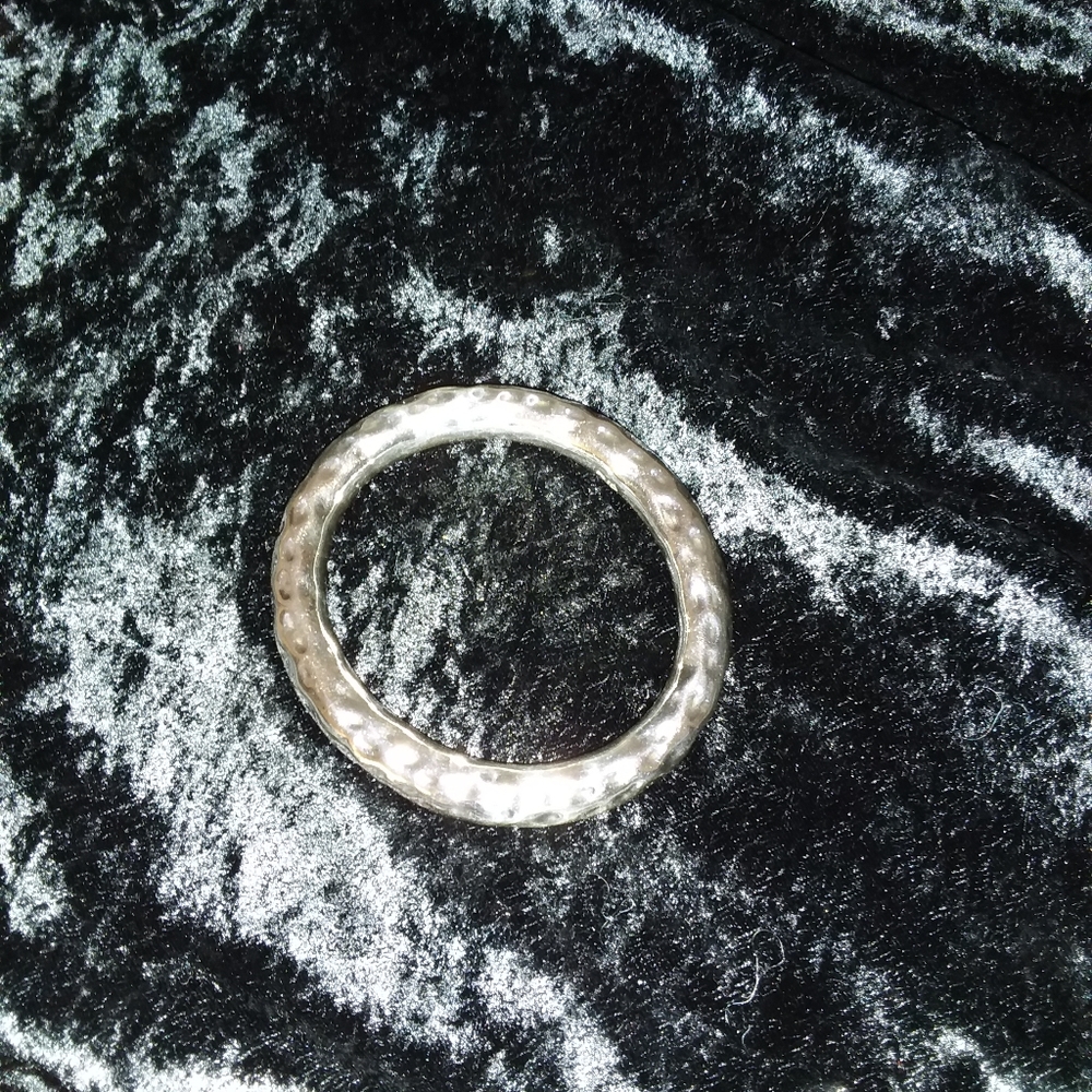 Textured Sterling Silver Bracelet by Silpada.
